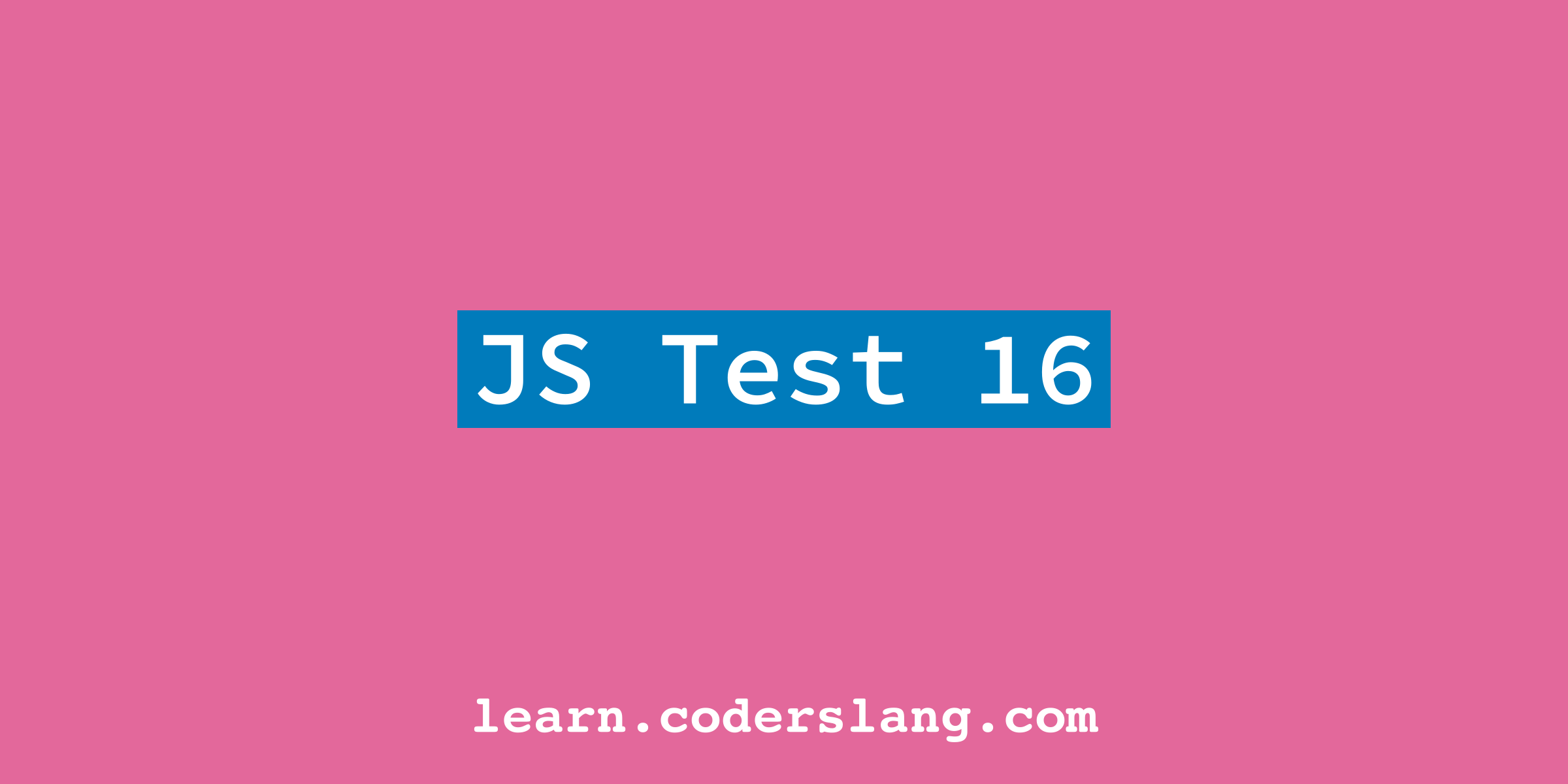JavaScript собеседование #16: typeof NaN в JS