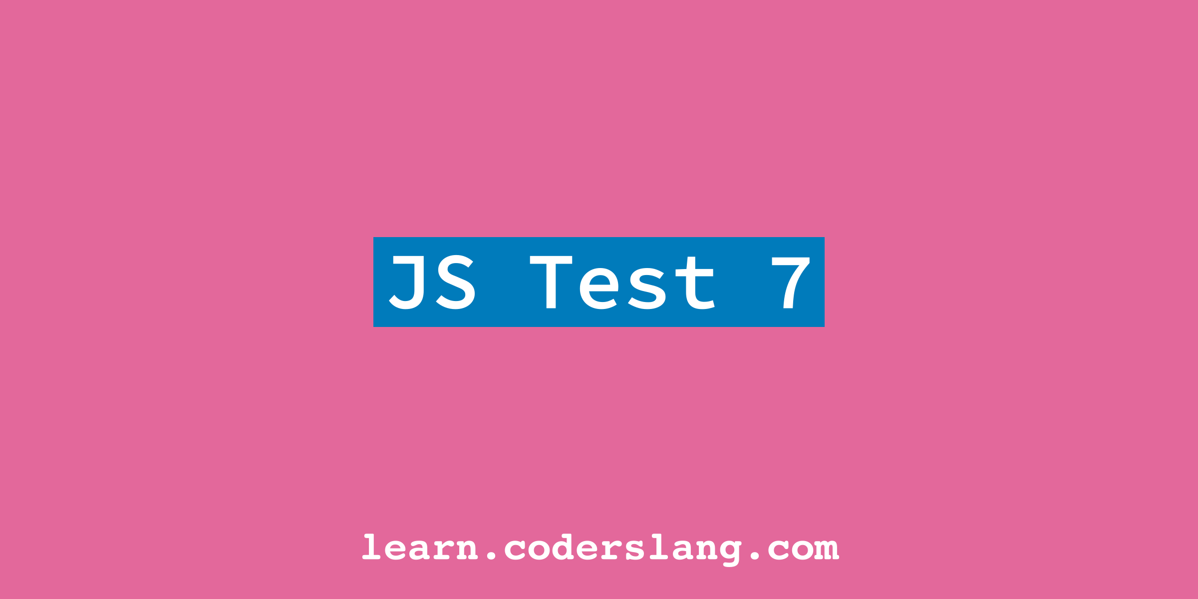 JS Interview #7: Is this an array?